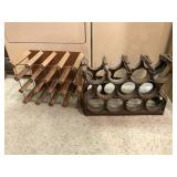 Wooden Vintage Wine Racks Wooden Vintage Wine Racks