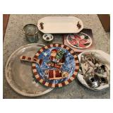 Christmas Cake Plate, Trivet, & More