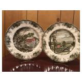 The Hayfield Plates by Johnson Bros