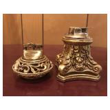 Gold Tone Vintage Table Lighters Gold Tone Vintage Table Lighters