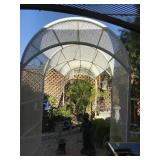 White Outdoor Metal Gazebo White Outdoor Metal Gazebo