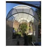 White Outdoor Metal Gazebo