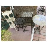 Wrought Iron Decorative Tables