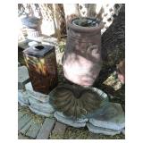 Tall Terracotta Urn & More