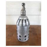 Antique O. Biciuffa Metla Clad Seltzer Bottle Antique O. Biciuffa Metla Clad Seltzer Bottle