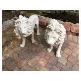 Pair of Lion Statues Pair of Lion Statues