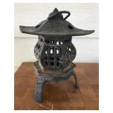 Cast Iron Pagoda Candleholder