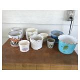 Selection of Small Plant Pots Selection of Small Plant Pots