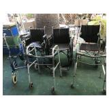 Collection of Wheelchairs & Walkers Collection of Wheelchairs & Walkers