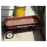 Red Wagon by roadmaster one wheel broken