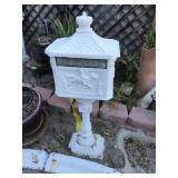 Cast Iron Metal Mailbox Cast Iron Metal Mailbox