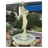 Greek Goddess With Watering Jug Fountain Greek Goddess With Watering Jug Fountain