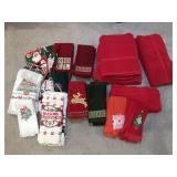 Christmas Bathroom Towels & More