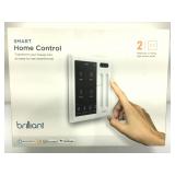 NIB Smart Home Brilliant Control, 2 Switch Panel