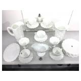 Westmoreland Paneled Grape Milkglass Cup and