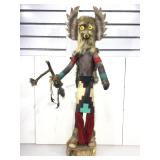 32in H Owl Kachina, Artist Signed.