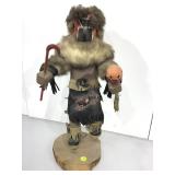 19in. H Old Man Kachina. Artist Signed