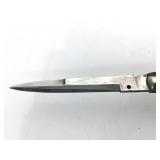 8in. Italian Stiletto Pic Lock Switchblade