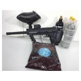 Tippmann Complete Paintball System. Gun, Hoppers,