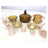 Assorted Depression and Carnival Glass