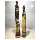 29in H Shalako Kachina Dolls. Artist Signed.