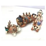 Three signed Native American Pottery Pieces