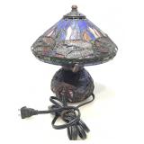10in H Dragonfly Table Lamp. Tested Working.