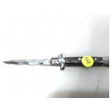7in Wavy Blade Stiletto Switchblade