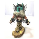 12in. Mother Crow Kachina. Artist Signed.
