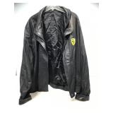 Ferrari Patch Leather Jacket for Rochester Big &