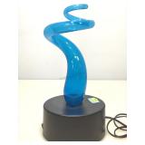 Plasma Swirl Lamp. Tested Working.