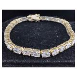 Sterling and Gemstone Bracelet