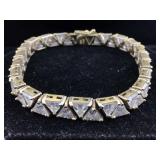 Sterling and Gemstone Bracelet