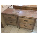 Ashley nightstands, approx 2 ft long