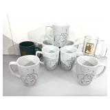 Corelle Coordinates coffee cups and more.