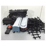 Polar express train, tracks and more.