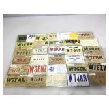 QSL cards Ham Radio broadcast postcards