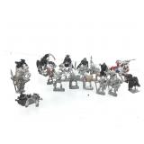 Lead miniature figures.