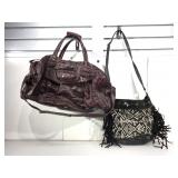 Vintage travel bag and tote.