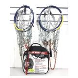 Alpine premier tire chains in carry storage bag.