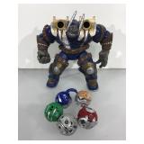 Action figures and more.