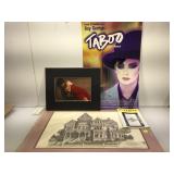 Debbie Patrick pencil sign litho, approx 24x18