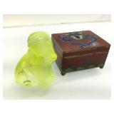 Cloisonné trinket box and Boyd