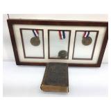 Nevada Senior Olympics medals and bible
