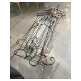 Metal patio decorations, approx 5 ft tall