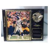 Randall cunningham autographed framed pic with