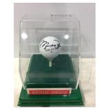 Michael Jordan autographed golf ball with coa
