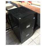 Metal file cabinet w/two drawers