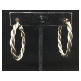 Sterling big earrings. 10.9 g