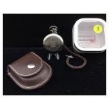 NRA Pocket watch with leather bag in box. Not